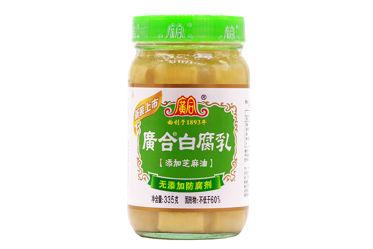 GUANG HE WHITE BEAN CURD 335G